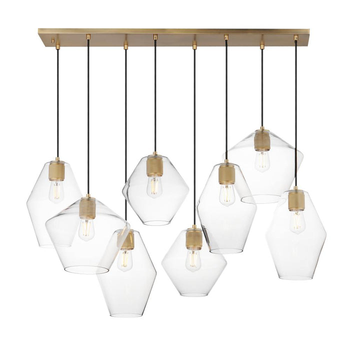 Geode-multi-light Pendant | 21339CLNAB