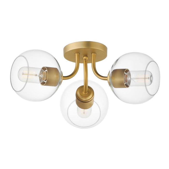 Knox-semi-flush Mount | 21634CLNAB