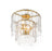 Warren-semi- Flush Mount | 21833AGGL