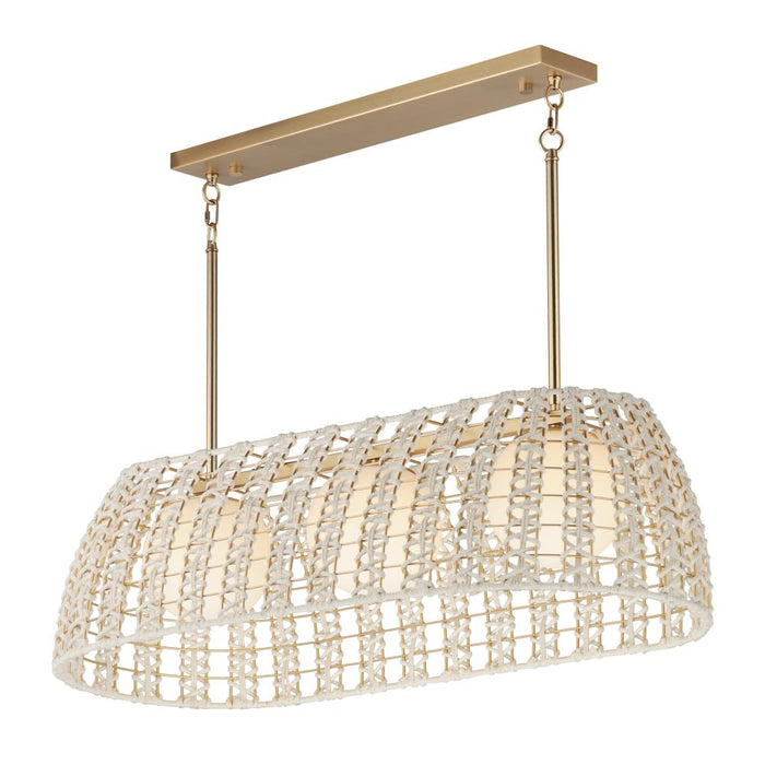 Macrame-linear Pendant | 22483SWGLD