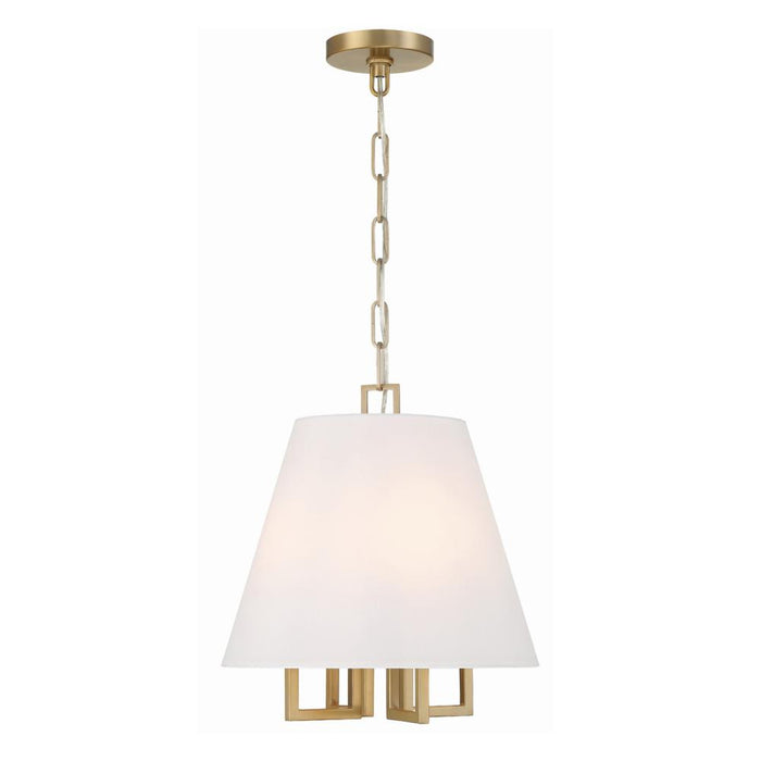 Crystorama Libby Langdon Westwood 4 Light Vibrant Gold Pendant