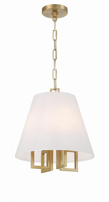 Crystorama Libby Langdon Westwood 4 Light Vibrant Gold Pendant