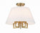 Crystorama Libby Langdon Westwood 5 Light Vibrant Gold Semi Flush Mount