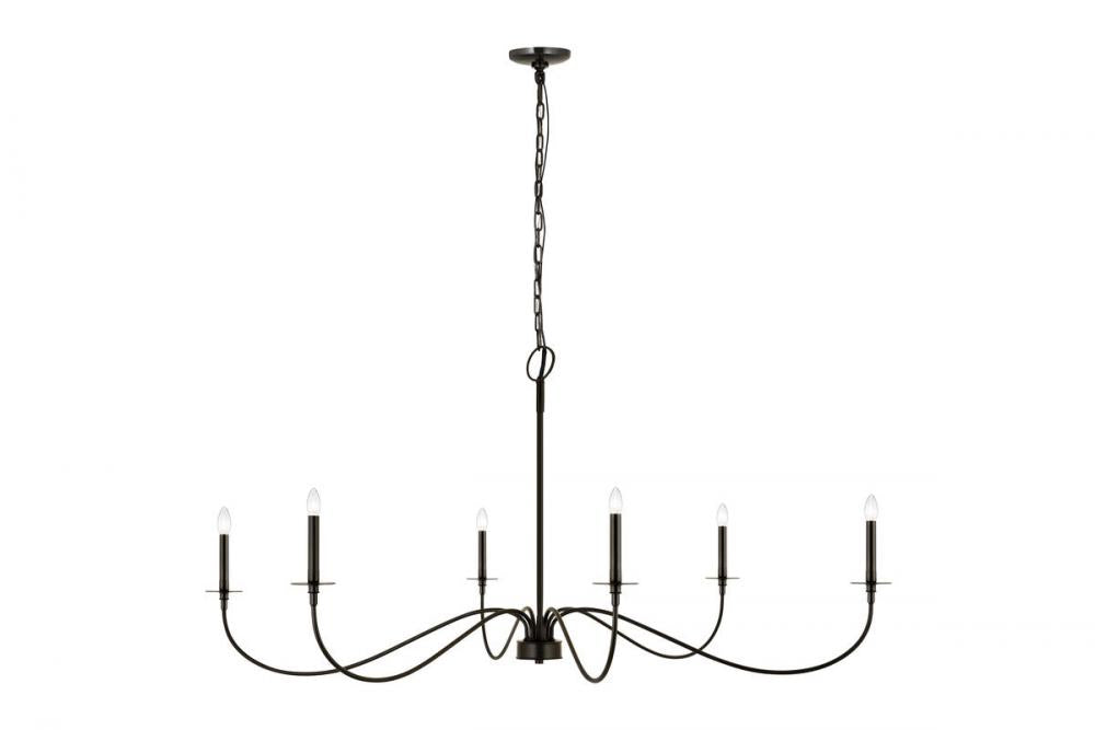 6 Light Chandelier | 2301-63MB