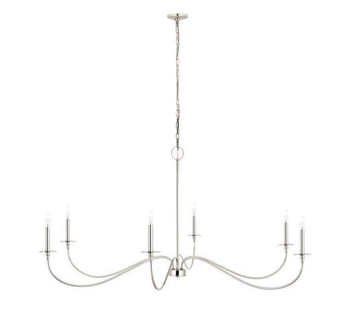 6 Light Chandelier | 2301-63PN