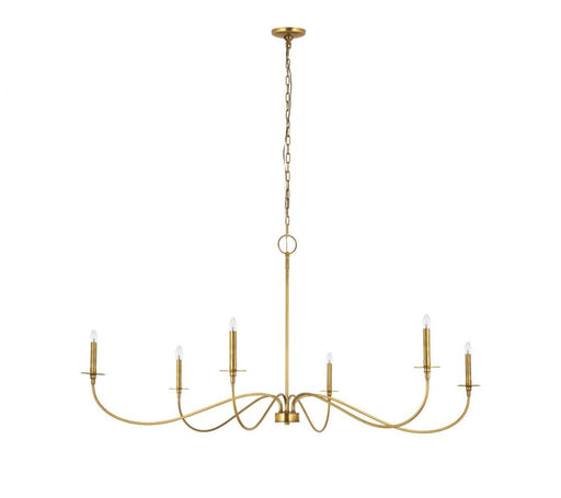 6 Light Chandelier | 2301-63RB