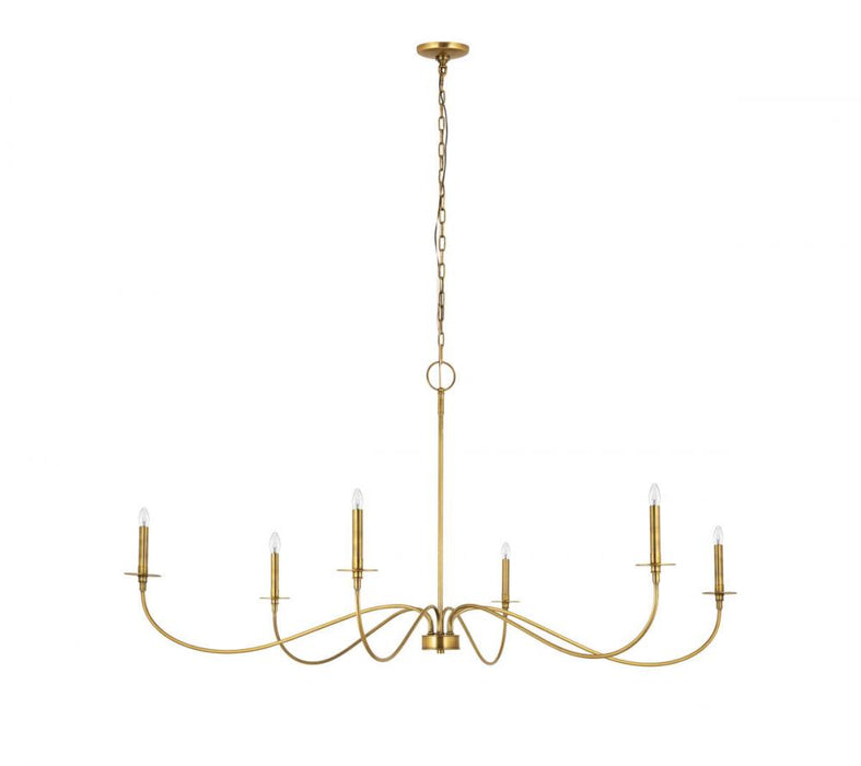 6 Light Chandelier | 2301-63RB