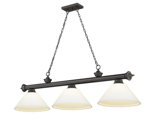 3 Light Billiard | 2306-3BRZ-AMO14