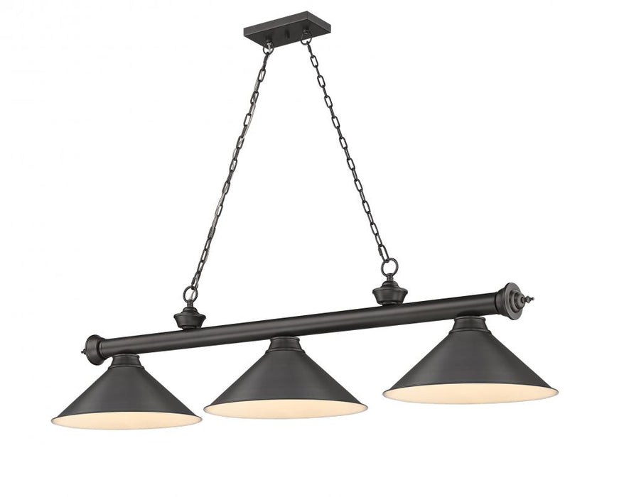 3 Light Billiard | 2306-3BRZ-BRZ15