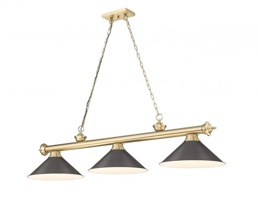 3 Light Billiard | 2306-3HBR-BRZ15