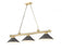 3 Light Billiard | 2306-3HBR-BRZ15