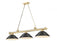 3 Light Billiard | 2306-3HBR-SMB