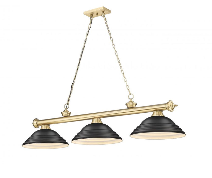 3 Light Billiard | 2306-3HBR-SMB