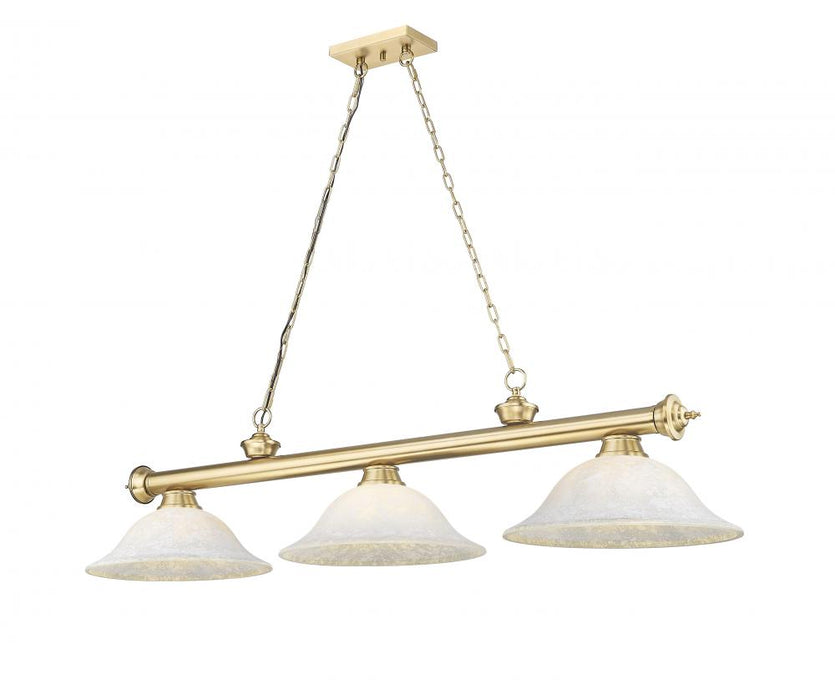 3 Light Billiard | 2306-3HBR-WM16