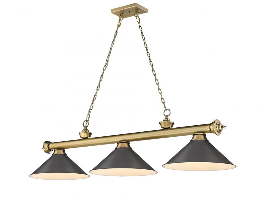 3 Light Billiard | 2306-3RB-BRZ15