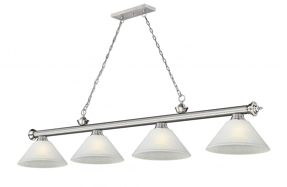 4 Light Billiard | 2306-4BN-AWL14