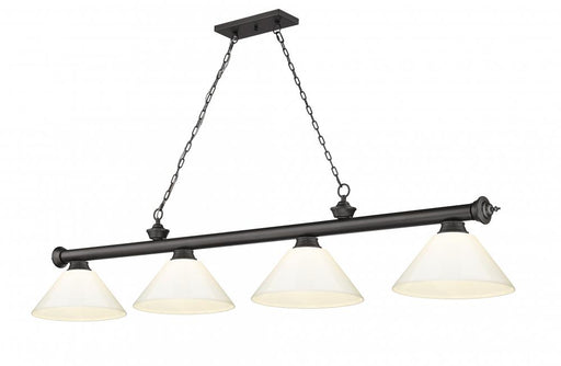 4 Light Billiard | 2306-4BRZ-PWH