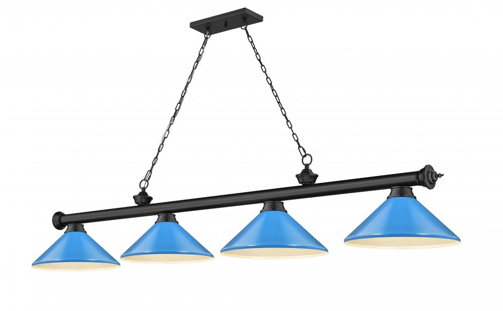 4 Light Billiard | 2306-4MB-MEB