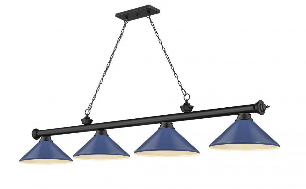 4 Light Billiard | 2306-4MB-MNB