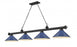 4 Light Billiard | 2306-4MB-MNB