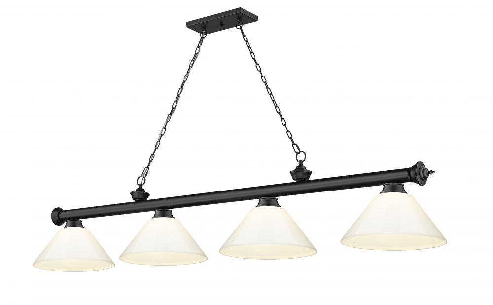 4 Light Billiard | 2306-4MB-PWH