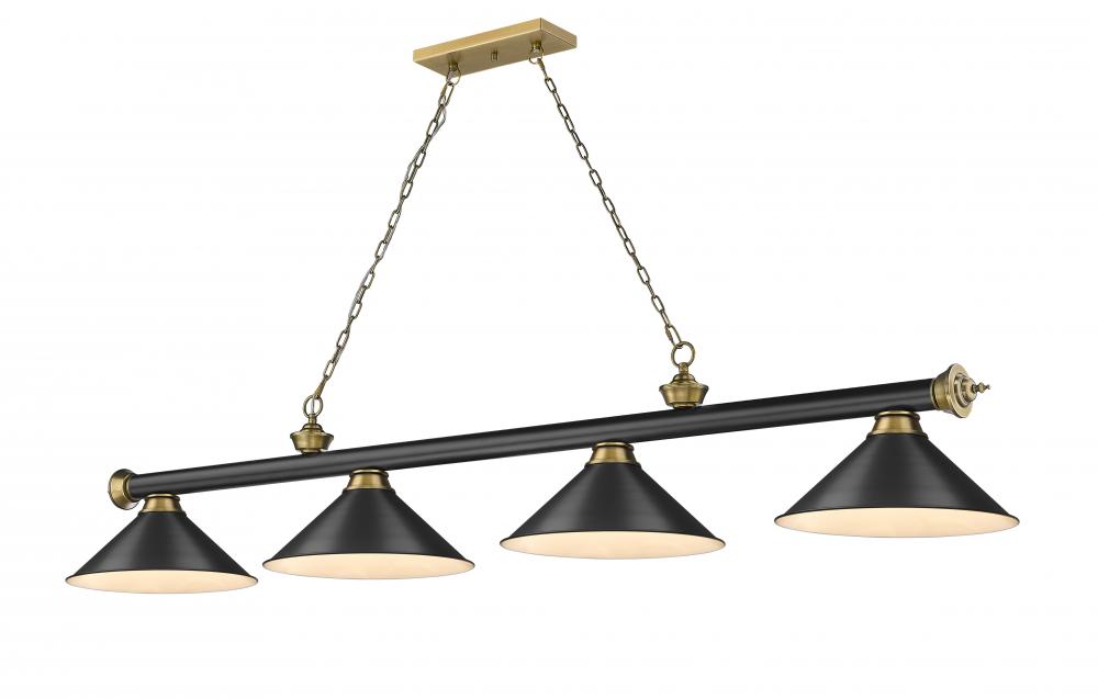 4 Light Billiard | 2306-4MB-RB-MB15