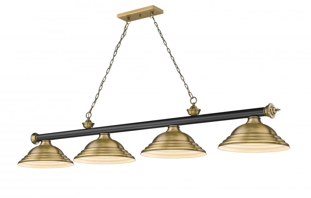 4 Light Billiard | 2306-4MB-RB-SRB