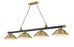 4 Light Billiard | 2306-4MB-RB-SRB