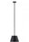 1 Light Pendant | 2307-12MB