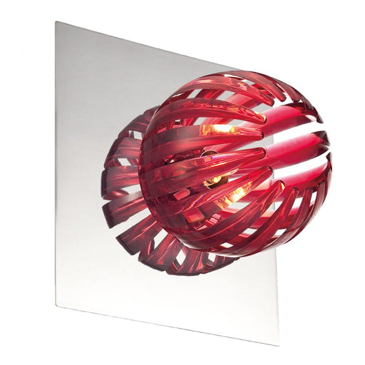 Eurofase Cosmo, 1 Light Wall Sconce, Chr/red