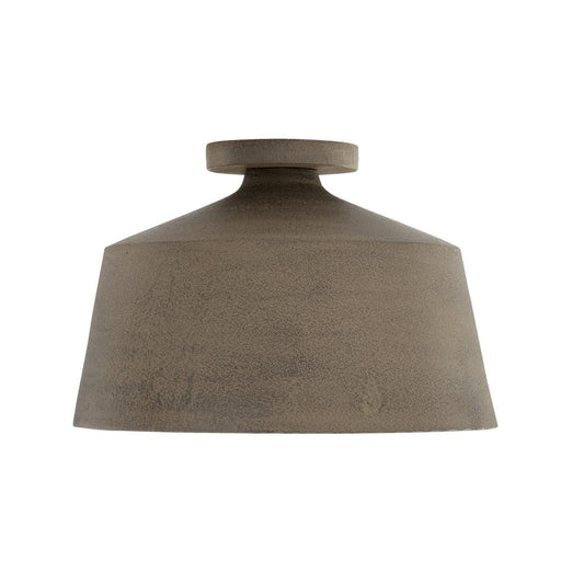 1-light Tapered Metal Semi Flush In Clay | 235311CY