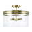 4 Light Dual Mount Semi-flush/ Pendant | 248741AD