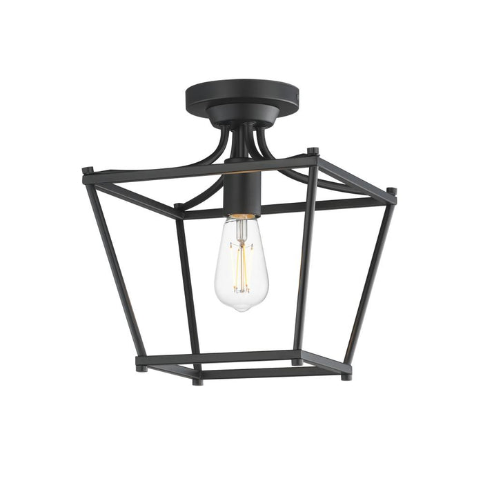 Clifton-semi- Flush Mount | 25311BK