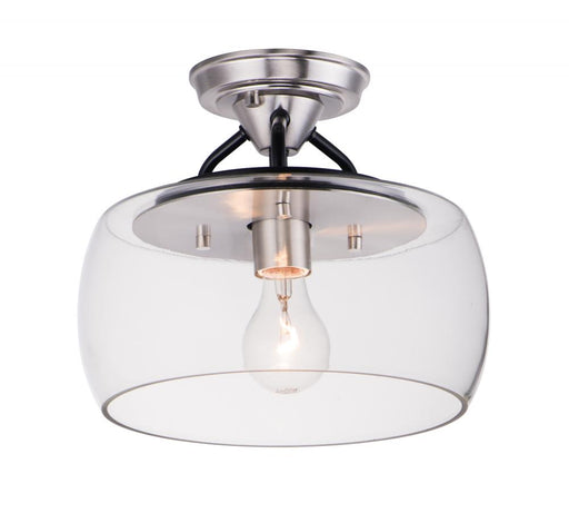 Goblet-semi-flush Mount | 26129CLBKSN