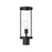 Kagen Outdoor Post Light With Clear Glass Panels | P540112-31M