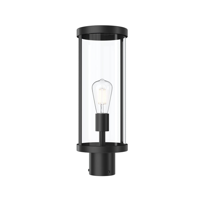Kagen Outdoor Post Light With Clear Glass Panels | P540112-31M