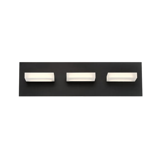 Olson,  3 Light  Led Bathbar, Black | 28020-023