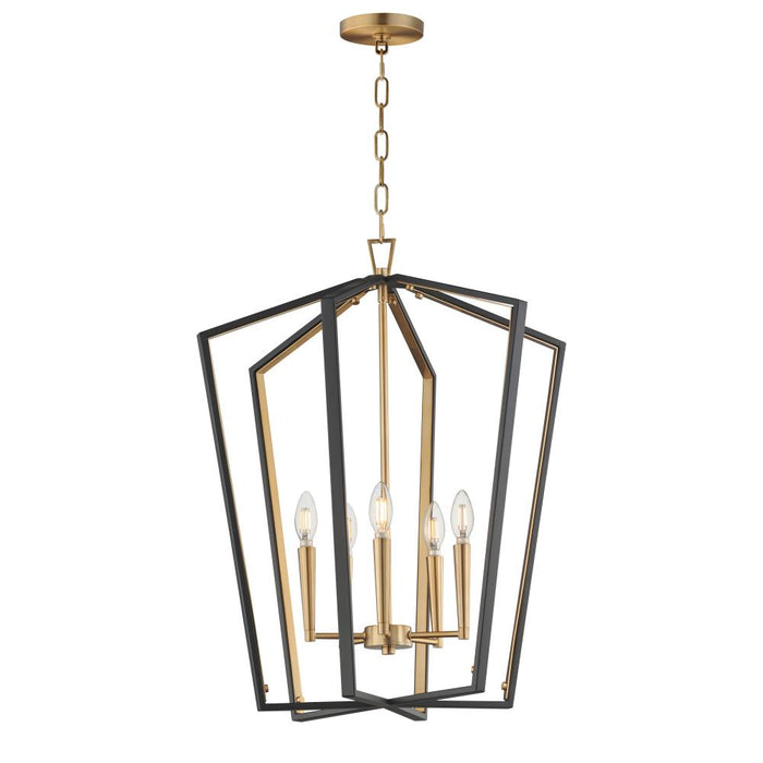 Melrose-entry Foyer Pendant | 28615BKNAB