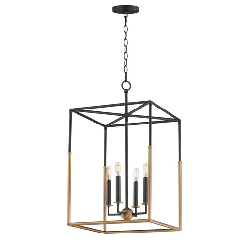 Soho-entry Foyer Pendant | 28625BKWBR