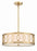 Libby Langdon Graham 6 Light Antique Gold Chandelier | 287-GA