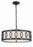 Libby Langdon Graham 6 Light Matte Black Chandelier | 287-MK
