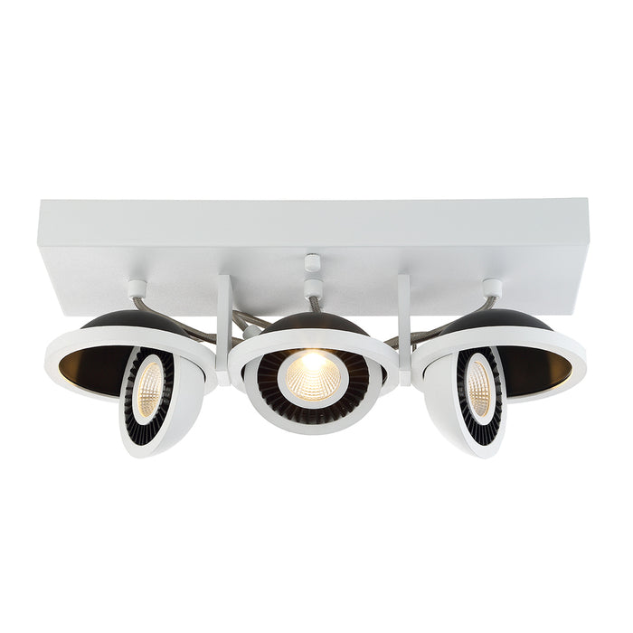 Vision, Surface, Led,  3 Light  , Wht/blk | 29488-018