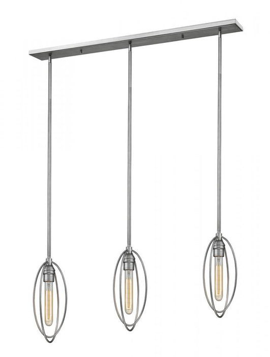 3 Light Linear Chandelier | 3000-3B-OS