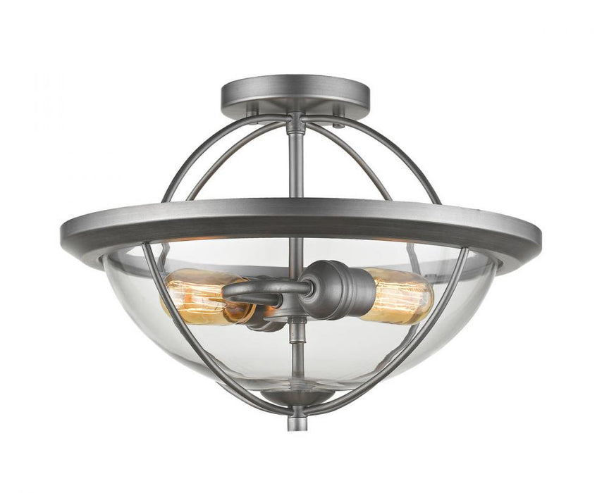 2 Light Semi Flush Mount | 3000SF-OS