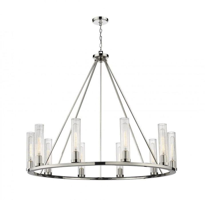 10 Light Chandelier | 3031-10PN