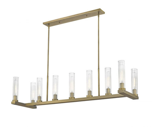 9 Light Linear Chandelier | 3031-9L-RB
