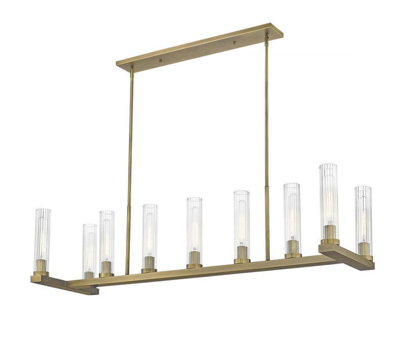 9 Light Linear Chandelier | 3031-9L-RB