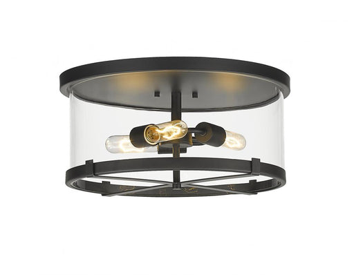 3 Light Flush Mount | 3032F-MB