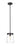 1 Light Pendant | 3032MP-MB