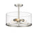 3 Light Semi Flush Mount | 3032SF-PN